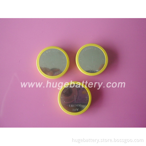 2013 Hot-Sale 3.6V Li-ion Button Cell Battery (LIR2450)